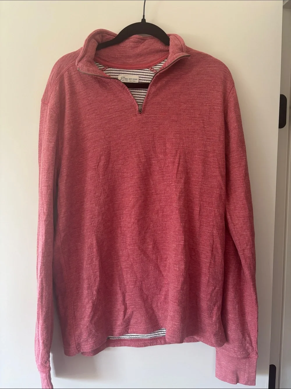 J. crew Knit goods quarter zip
